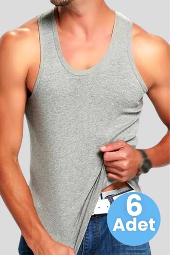 Uniquetrenders Men's Cotton Undershirt 6 Pieces
