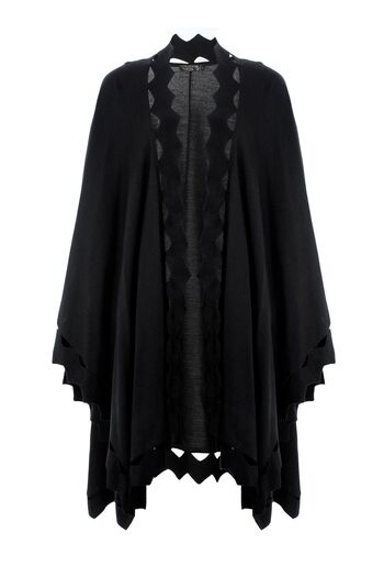 Butik Triko Zigzag Detailed Knitwear Cloak