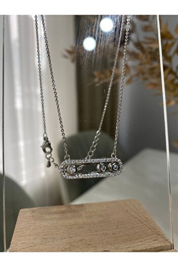 Sier Accessories Çelik Gümüş Messika Kolye