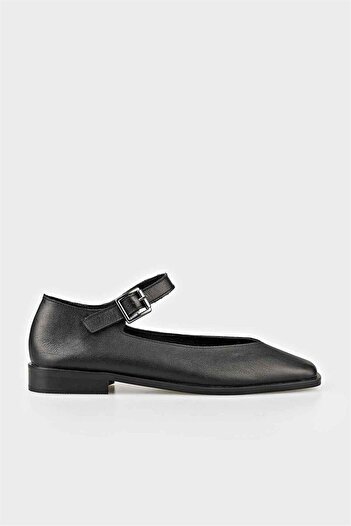 Elle Shoes Black Leather Women's Casual Shoes