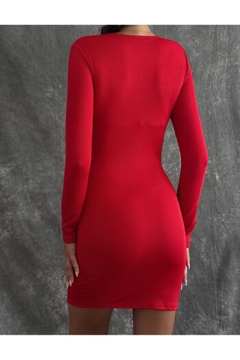 Friday Mood Women's Button Detailed Mini Dress