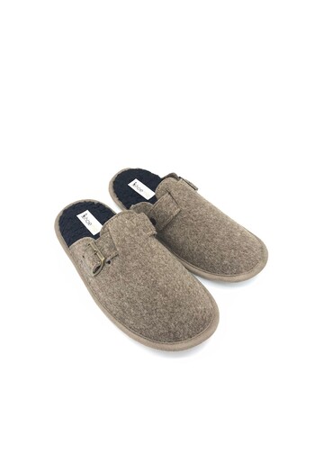 shoemio Ανδρικές παντόφλες σπιτιού Rodin Beige