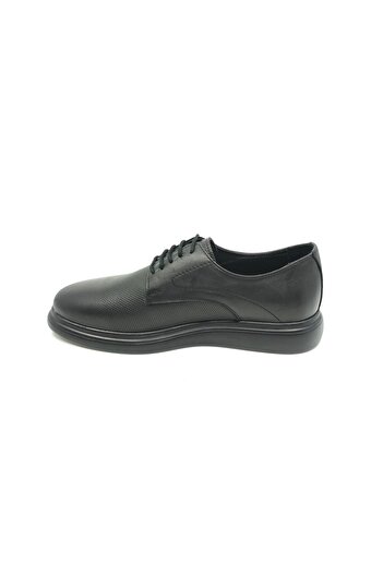 Modesa 249 Leather Men's Black Casual Shoes