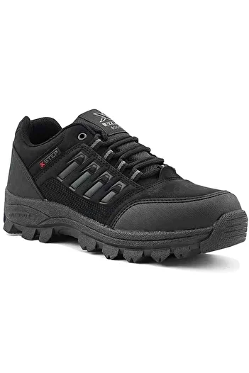 Evojean Αντιολισθητική σόλα Αδιάβροχη Χειμερινή Unisex Μαύρες κοντές μπότες