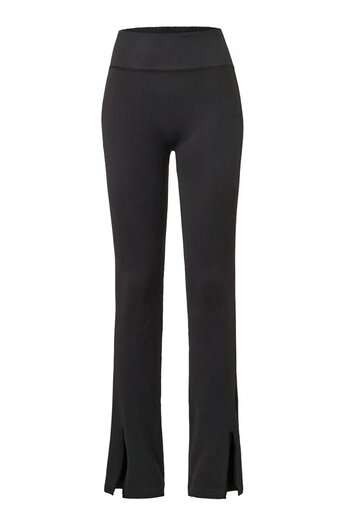 Tchibo Women Sportswear Fit Training Seamless Trousers, Black