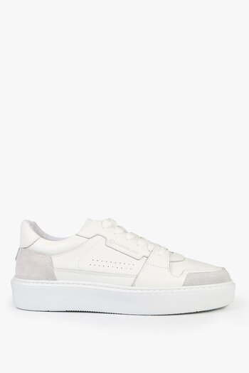 Hammer Jack Honor Genuine Leather White Men's Shoes