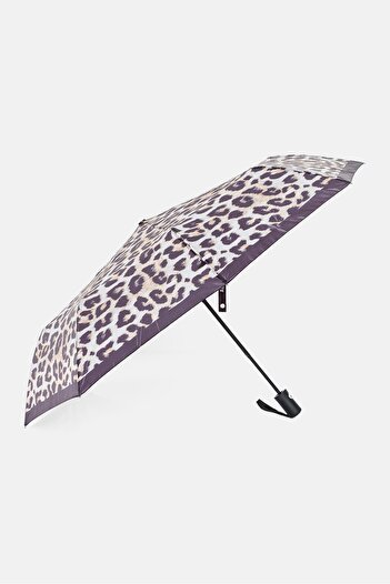 Alexis Bendel Classic Printed Umbrella, Black