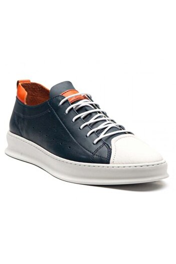 Kids Club Shoes James Franco 5580 Tommy - Чоловічі повсякденні шкіряні черевики СИНІЙ