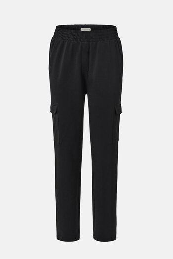 Tchibo Women Regular Fit Plain Jogger Pants, Black