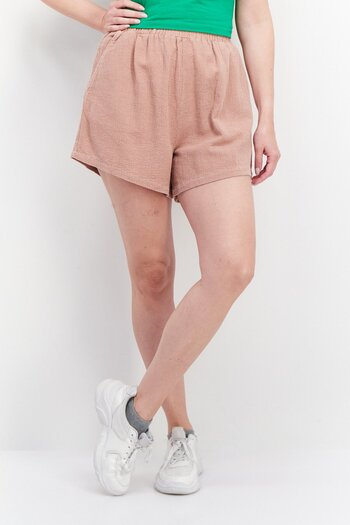 Stussy Women Basic Textured Shorts, Pale Pink