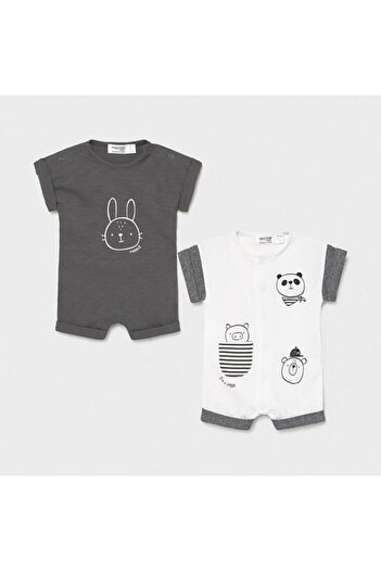 MAYORAL Newborn Baby Boy 2-Pack Jumpsuit