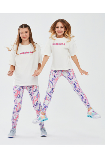 SKECHERS Leggings g Ankle Big Girl White Leggings Sk241048-102