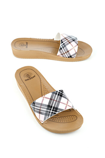 GEZER Women's Summer Pu Slippers