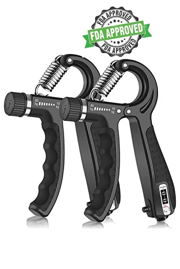 Reidan Black Hand Arm Wrist Strengthener Exerciser 5-60 Kg Carpal Direc Hand Spring Device Resistance Spring