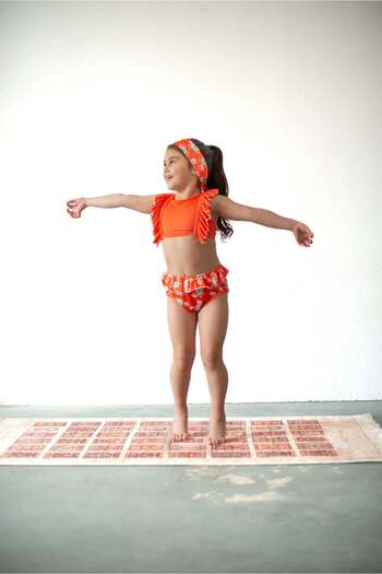 rg kidsstore Quick Dry Bikini Set for Girl - 2-Piece and Headband