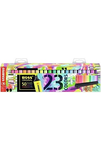 Stabilo Boss Original Fosforlu Kalem 23'lü Seti 7023-314280