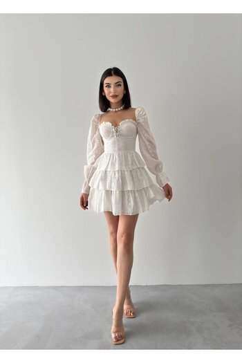 conconmoda Fisto Ajda Tasarım Mini Elbise
