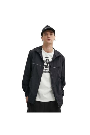 Timberland Windbreaker Full-zip Jacket Black Men's Jacket