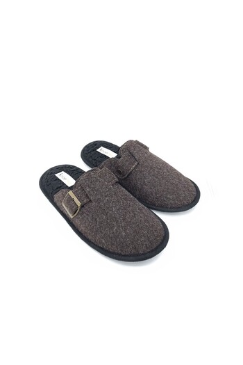 shoemio Rodin Brown Men's House Slippers