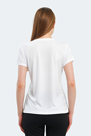 Slazenger Rive Women's V-Neck White T-Shirt