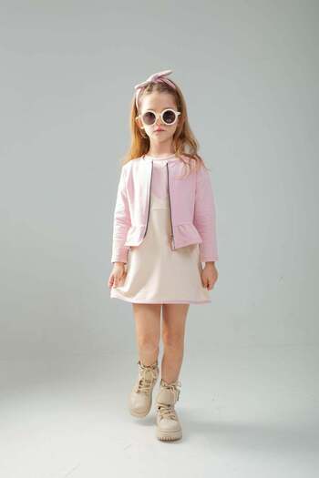 rg kidsstore Children's Dress and Cardigan Set