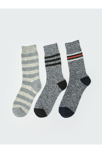 LC Waikiki Lw - Striped Men's Socks 3-Piece