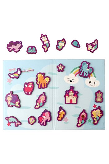 Rossie Wooden Magnet Unicorn Play Set (Magnetic Playground)