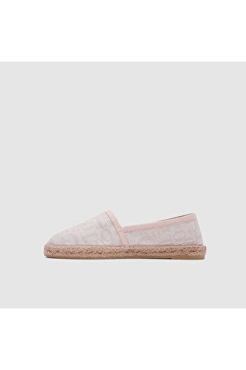 TOGO Nude Monogram Tekstil Kadın Espadril Ayakkabı [060032]