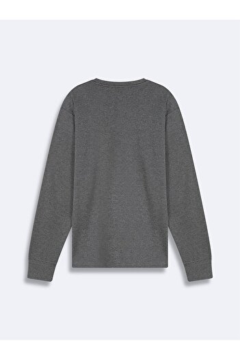 Ltb O-Neck Long Sleeve Anthracite T-Shirt