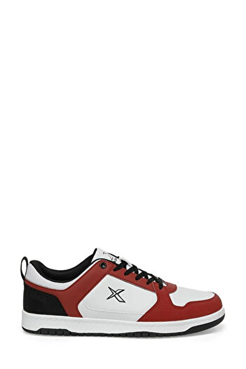 Kinetix JONES PU 3PR Termo Kaymaz Taban Bağcıklı Erkek Sneaker SİYAH KIRMIZI