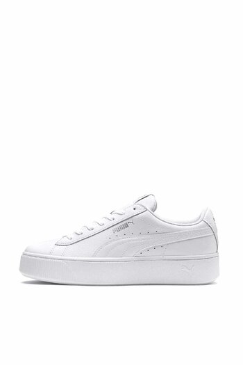Puma Vikky Stacked L - Bílé dámské tenisky
