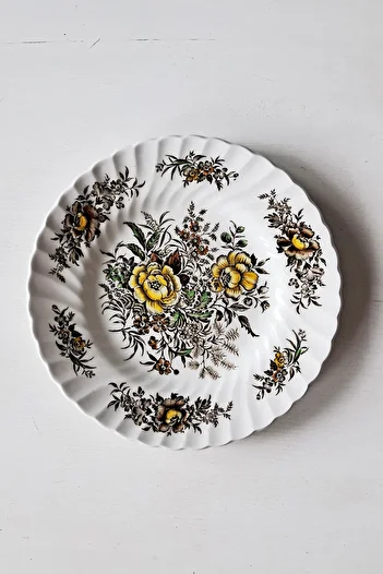 ABBETC British Anchor Beacon Hill British Vintage Cake Plate 17.5 cm