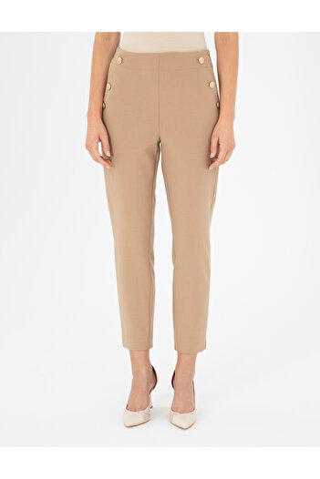 Pierre Cardin Beige Fabric Trousers 50290368 -Vr011