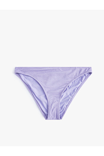 Koton Normal Waist Textured Bikini Bottom