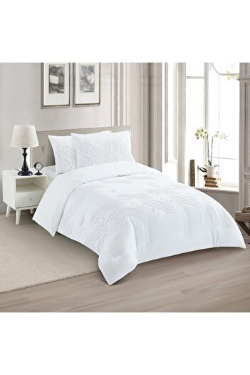 Home Box Spiral Twin 3-Piece Comforter Set - 160x220 cm