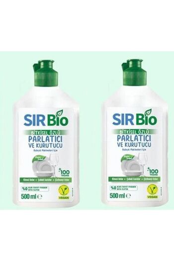 Sır Bio Bitkisel Özlü Bulaşık Makinesi Parlatıcı & Kurutucu 500 ml 2'li Set