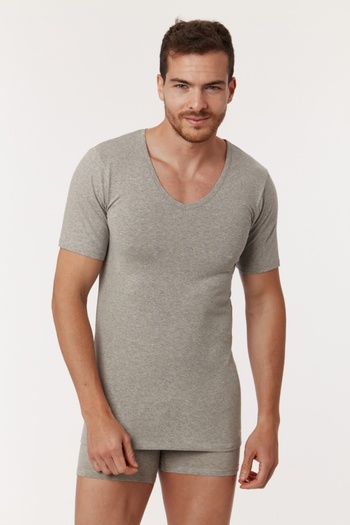 Woody Men's Athlete-bav - 121-grey Melange
