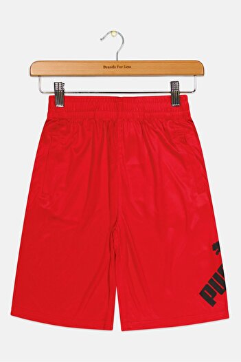 Puma Kids Boy Sportswear Fit Training Shorts, Red