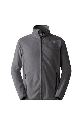 THE NORTH FACE Polar للرجال - M 100 Glacier، سحاب كامل، رمادي-S