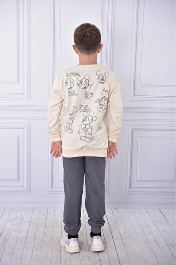 Free Beka Children's Tracksuit and Pajama Set Front and Back Printed Seasonal Fabric