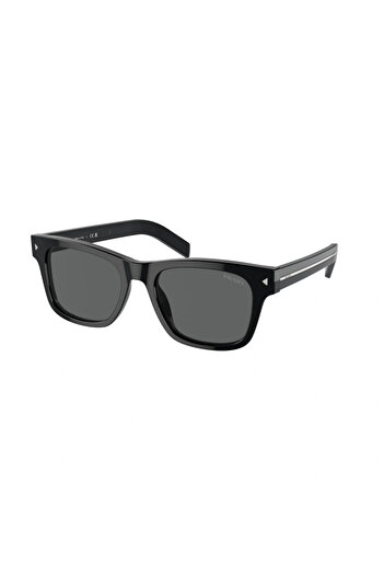 Prada Man Rectangle Sunglasses- Pr A17s - Lense Size:54mm - Black