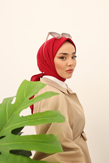 Silk Home Aerobin 36807 Claret Red Scarf - Solid Color