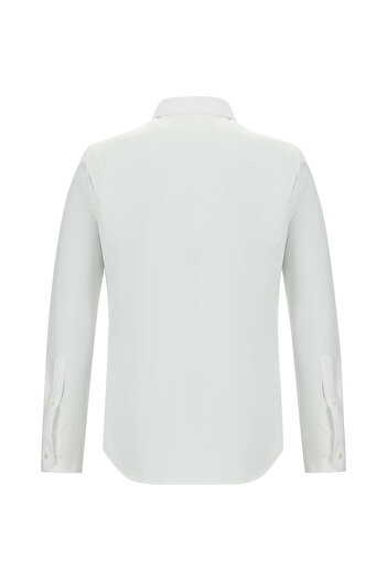Kiğılı Cămașă clasică din bumbac satinat, cu mânecă lungă, slim fit