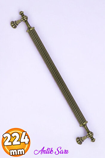 Badem10 224 mm - 22.4 cm Antique Yellow Furniture Cabinet and Handle Set