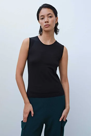 Mısırlı Women's Black Knitwear Undershirt