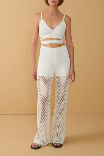 Mısırlı Women's Bone Mesh Pants