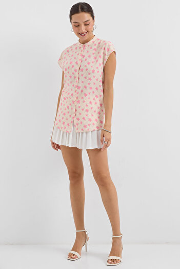 Bigdart 3711 Model - A. Pink Half Sleeve Shirt