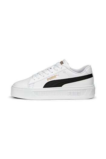 Puma 390758 -04 Smash Platform V3 White Γυναικεία Αθλητικά Παπούτσια