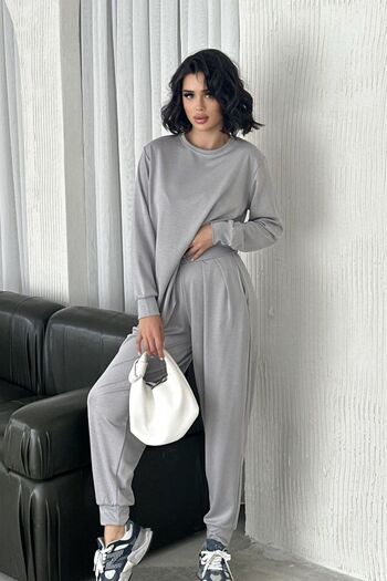 Ded COLLECTION Crew Neck Modal Women's Shalwar Set