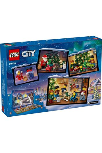 LEGO City 2024 New Year Calendar - Age 5 and Above Construction Set 60436 (195 Pieces)